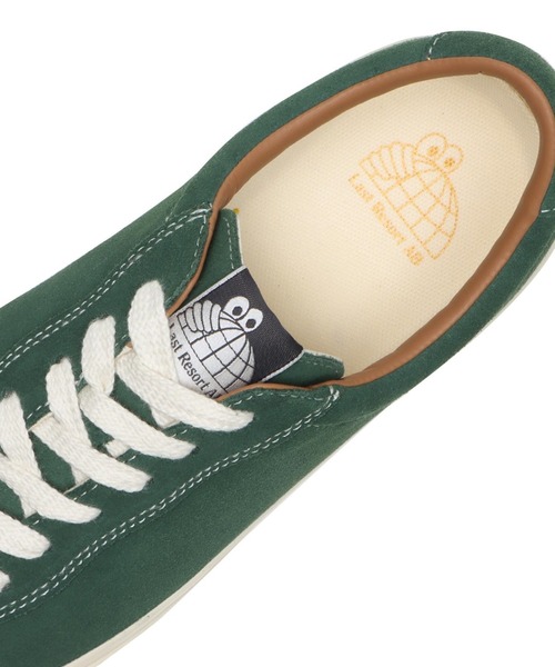 Last Resort AB（ラストリゾート・エービー）の「VM001-LO SUEDE　E.GREEN/WHITE（スニーカー・メンズ・グリーン・6/8/5/7h/10h/5h/4h/8h/9/9h/10/6h/11）」の2枚目の写真