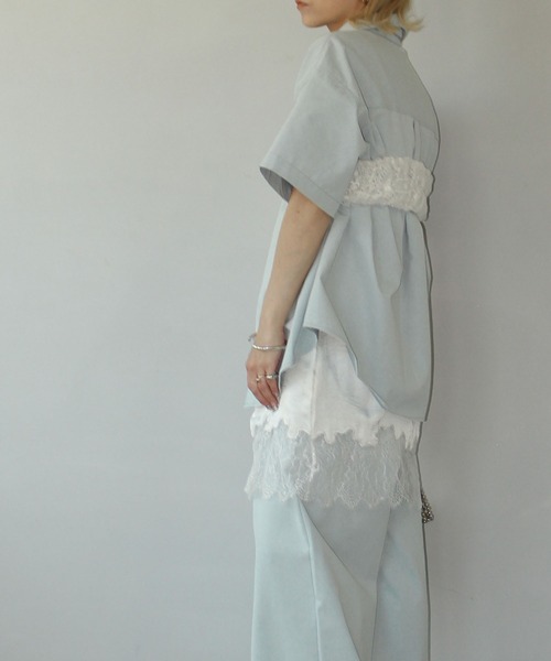 MAISON CHUCLLA（メゾンチュクラ）の「【MAISON CHUCLLA】レースレイヤー マルチバンド chwj24a05（その他トップス・レディース・ホワイト・FREE）」の8枚目の写真