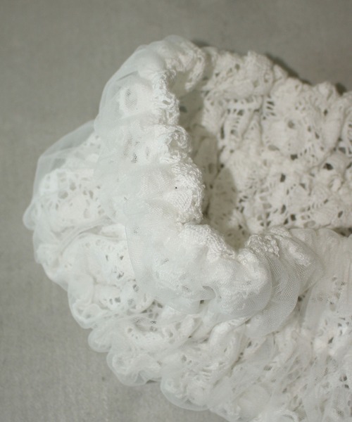 MAISON CHUCLLA（メゾンチュクラ）の「【MAISON CHUCLLA】レースレイヤー マルチバンド chwj24a05（その他トップス・レディース・ホワイト・FREE）」の11枚目の写真