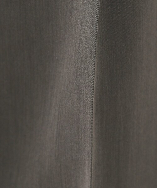 OPAQUE.CLIP（オペークドットクリップ）の「◆サイドタックワイドパンツ【洗濯機洗い可】（その他パンツ・レディース・ブラウン系/チャコールグレー・42/40/38）」の6枚目の写真