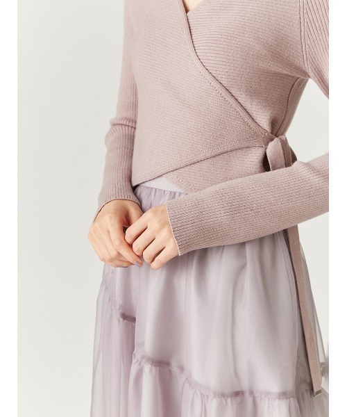 FRAY I.D（フレイアイディー）の「ニットドッキングカシュクール