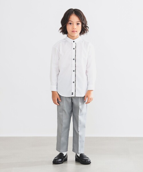 B:MING by BEAMS（ビーミングバイビームス）の「【フォーマル・七五三】バンドカラー シャツ （100～130cm）（シャツ/ブラウス・キッズ・ホワイト・130/120/110/100）」の4枚目の写真