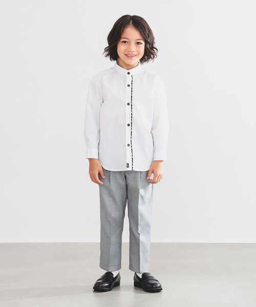B:MING by BEAMS（ビーミングバイビームス）の「【フォーマル・七五三】バンドカラー シャツ （100～130cm）（シャツ/ブラウス・キッズ・ホワイト・130/120/110/100）」の6枚目の写真