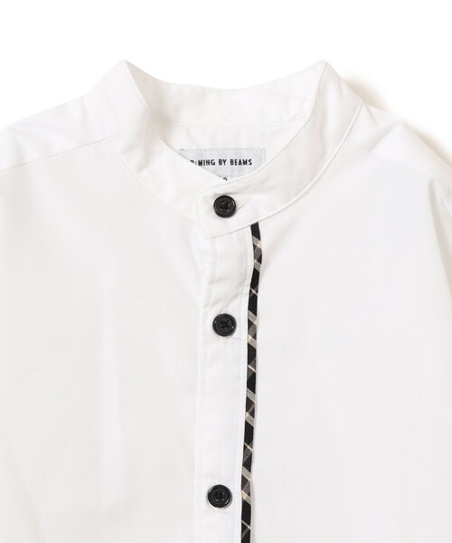 B:MING by BEAMS（ビーミングバイビームス）の「【フォーマル・七五三】バンドカラー シャツ （100～130cm）（シャツ/ブラウス・キッズ・ホワイト・130/120/110/100）」の8枚目の写真