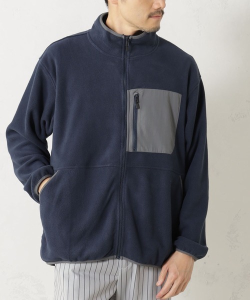 FOUND GOOD（ファウンドグッド）の「フリースジップアップBZ（ブルゾン・メンズ・ベージュ/ネイビー/ブラック/グリーン/グレー系・S/L/XL/M）」の5枚目の写真