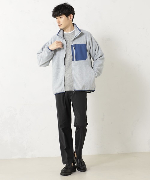 FOUND GOOD（ファウンドグッド）の「フリースジップアップBZ（ブルゾン・メンズ・ベージュ/ネイビー/ブラック/グリーン/グレー系・S/L/XL/M）」の10枚目の写真