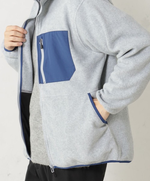 FOUND GOOD（ファウンドグッド）の「フリースジップアップBZ（ブルゾン・メンズ・ベージュ/ネイビー/ブラック/グリーン/グレー系・S/L/XL/M）」の12枚目の写真