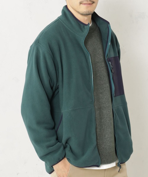 FOUND GOOD（ファウンドグッド）の「フリースジップアップBZ（ブルゾン・メンズ・ベージュ/ネイビー/ブラック/グリーン/グレー系・S/L/XL/M）」の19枚目の写真