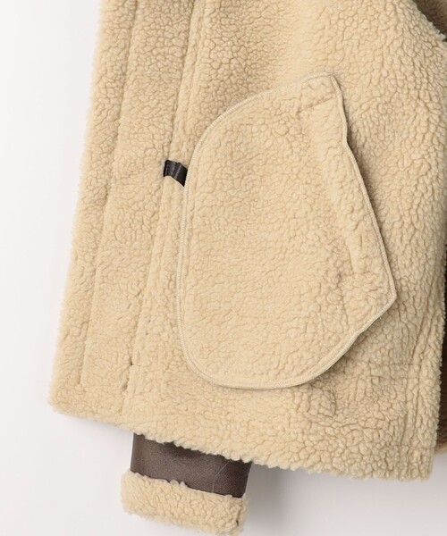 Alpha Industries（アルファインダストリーズ）の「＜ALPHA INDUSTRIES＞ B-3 ムートンタッチ ジャケット（ブルゾン・メンズ・ダークブラウン/ブラック・L/M/XL）」の10枚目の写真