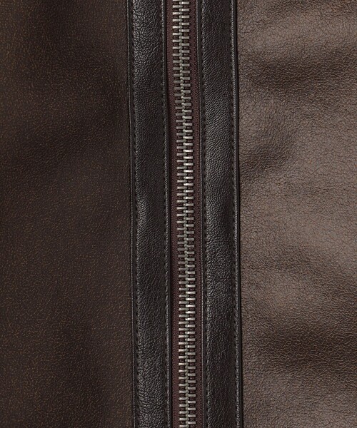 Alpha Industries（アルファインダストリーズ）の「＜ALPHA INDUSTRIES＞ B-3 ムートンタッチ ジャケット（ブルゾン・メンズ・ダークブラウン/ブラック・L/M/XL）」の11枚目の写真