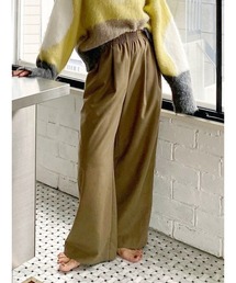 Ungrid | カットオフデザインラフ起毛タックパンツ(その他パンツ)