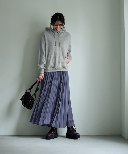 STYLE DELI(スタイルデリ)の「シフォンジョーゼットプリーツスカート(スカート・レディース・ホワイト系その他/ブルー系その他/ブラウン系その他・SMALL/MEDIUM)」の11枚目の写真