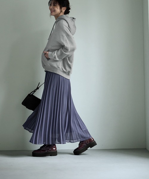 STYLE DELI(スタイルデリ)の「シフォンジョーゼットプリーツスカート(スカート・レディース・ホワイト系その他/ブルー系その他/ブラウン系その他・SMALL/MEDIUM)」の12枚目の写真