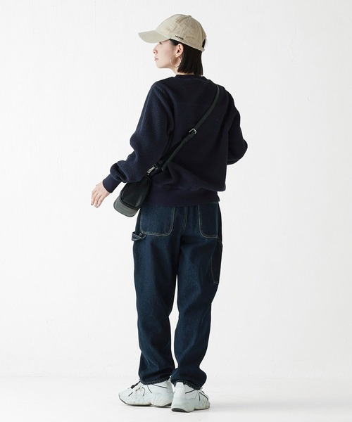 Sunny clouds（サニークラウズ）の「サニークラウズ　裏がフリースデニブカパン〈レディース〉（デニムパンツ・レディース・ブルー・M/L/LL/3L/MP）」の15枚目の写真