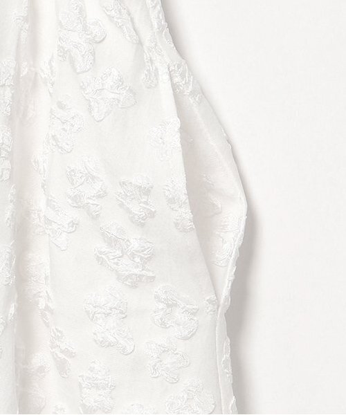 LUKU nari(ルクナーリ)の「花ジャガードキャミワンピース(ワンピース・レディース・オフホワイト/ブラック・F)」の18枚目の写真
