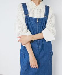 le.coeur blanc | ヘンプデニムジャンスカ(ジャンパースカート)