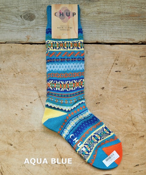 CHUP（チュプ）の「CHUP(チュプ) "SOUND WAVE(サウンドウェーブ)" ソックス　数量限定生産（ソックス/靴下・レディース・グリーン系その他/ブルー系その他/ネイビー/ライトグレー・SMALL/MEDIUM）」の4枚目の写真