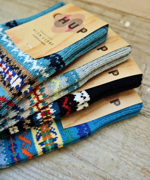 CHUP（チュプ）の「CHUP(チュプ) "SOUND WAVE(サウンドウェーブ)" ソックス　数量限定生産（ソックス/靴下・レディース・グリーン系その他/ブルー系その他/ネイビー/ライトグレー・SMALL/MEDIUM）」の9枚目の写真