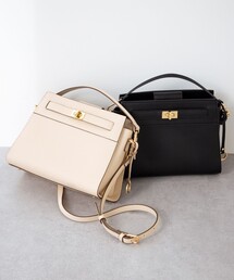 組曲（クミキョク）の「ベルトデザインスクエアショルダーバッグ（ショルダーバッグ）」