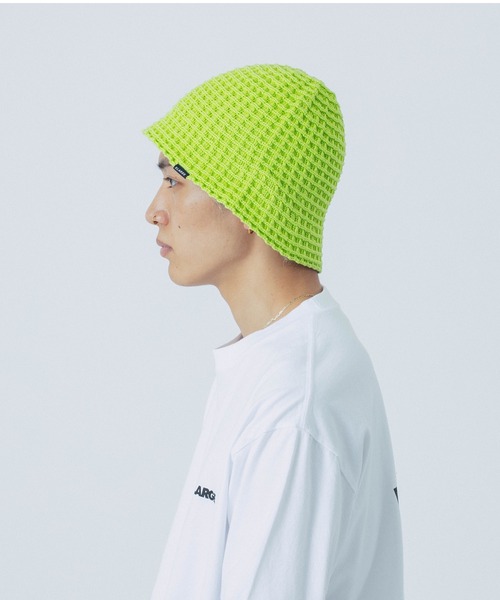 XLARGE(エクストララージ)の「WAFFLE HAT(ハット・メンズ・ブラック/パープル/ライム・ONE SIZE)」の10枚目の写真