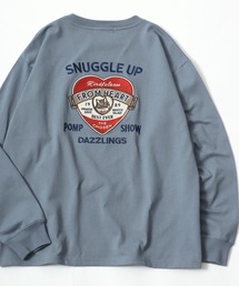 POWER TO THE PEOPLE（パワートゥーザピープル）の「POWER TO THE PEOPLE/パワートゥザピープル  オーバーサイズ ハート/ネコバック刺繍 ワンポイント ロンT レディース メンズ（Tシャツ/カットソー）」