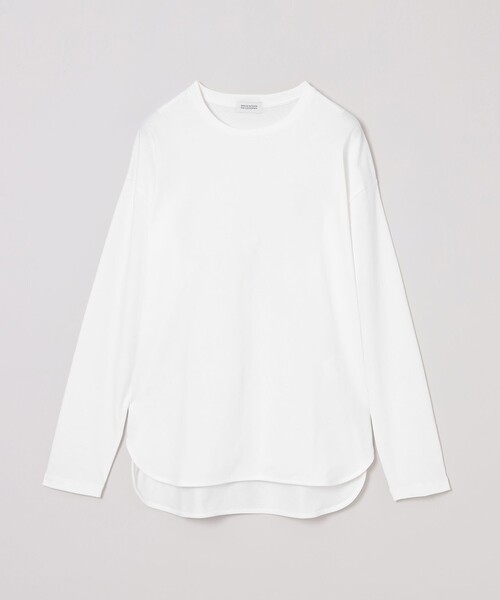 MACKINTOSH PHILOSOPHY(マッキントッシュ フィロソフィー)の「ラウンドヘムロンT(Tシャツ/カットソー・レディース・ブラック/オフホワイト・38)」の2枚目の写真