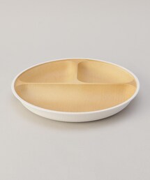 212 KITCHEN STORE | earth color 抗菌すくえる 丸ランチプレート WH(食器)