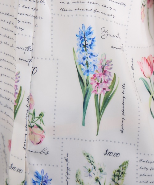 KATHARINE ROSS(キャサリンロス)の「【KATHARINE ROSS】 KITTE PRINT -切手プリント- ブラウス(シャツ/ブラウス・レディース・アイボリー/ライトブルー・MEDIUM)」の18枚目の写真