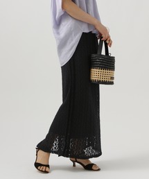 BAYFLOW | [一枚でもレイヤードでも◎]レースナロースカート(スカート)