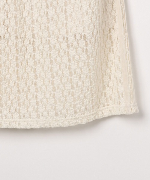 BAYFLOW（ベイフロー）の「[一枚でもレイヤードでも◎]レースナロースカート（スカート・レディース・ブラック/アイボリー・FREE）」の8枚目の写真