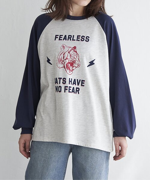 VENCEEXCHANGE(ヴァンスエクスチェンジ)の「トララグランロンT(Tシャツ/カットソー・レディース・ライトグレー/ナチュラル・FREE)」の11枚目の写真