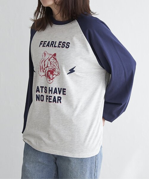 VENCEEXCHANGE(ヴァンスエクスチェンジ)の「トララグランロンT(Tシャツ/カットソー・レディース・ライトグレー/ナチュラル・FREE)」の12枚目の写真
