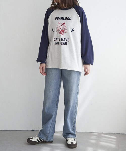 VENCEEXCHANGE(ヴァンスエクスチェンジ)の「トララグランロンT(Tシャツ/カットソー・レディース・ライトグレー/ナチュラル・FREE)」の15枚目の写真