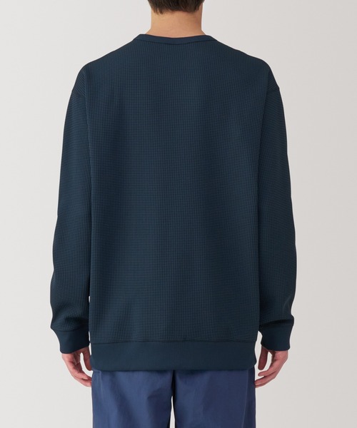 無印良品(ムジルシリョウヒン)の「紳士 UVカット乾きやすいワッフルクルーネック長袖Tシャツ(Tシャツ/カットソー・メンズ・オフホワイト/サンドベージュ/ブラック/ダークネイビー/カーキ系・S/M/L/XL)」の21枚目の写真