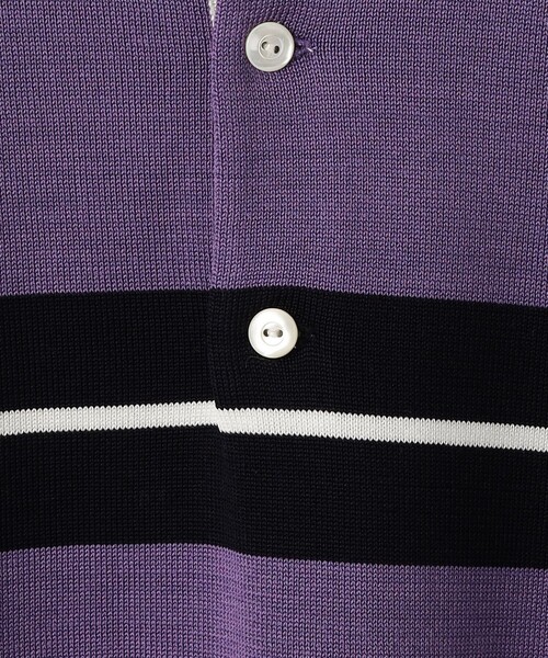 MONKEY TIME(モンキータイム)の「シルケット USAコットン ラグビーシャツ(スウェット・メンズ・コバルトブルー/パープル・S/M/L/XL)」の20枚目の写真