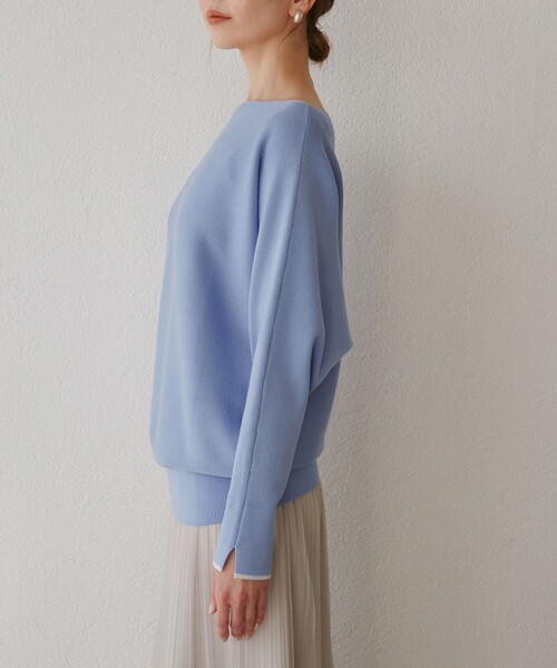 ROPE' PICNIC（ロペピクニック）の「【YOKU MOKU/ヨックモック×ROPE' PICNIC】ビスキュイニット（ニット/セーター・レディース・ベージュ系その他3/ブルー系その他4・38）」の21枚目の写真