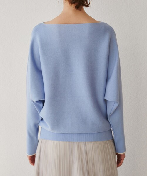 ROPE' PICNIC（ロペピクニック）の「【YOKU MOKU/ヨックモック×ROPE' PICNIC】ビスキュイニット（ニット/セーター・レディース・ベージュ系その他3/ブルー系その他4・38）」の22枚目の写真