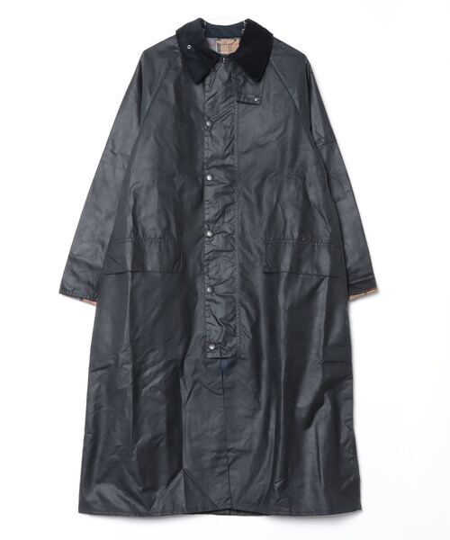 Barbour(バブアー)の「BARBOUR/バブアー/OS BURGHLEY WAX JACKET オーバーサイズワックス/MWX1674(その他アウター・メンズ・その他10/ネイビー・38/34/40/42/36)」の17枚目の写真