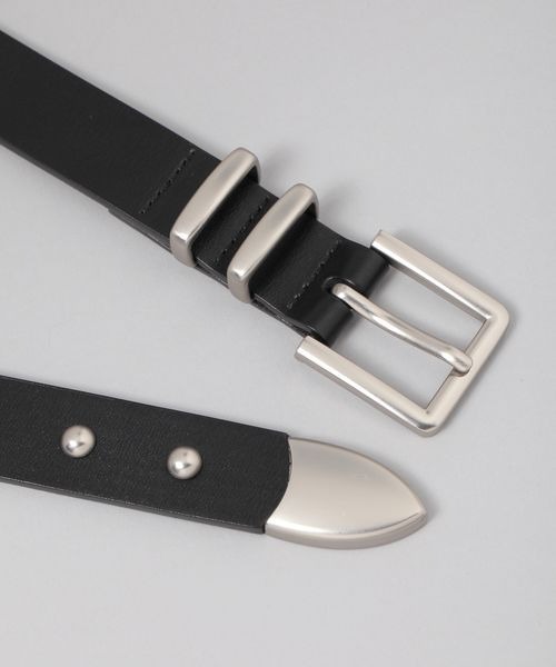 JEANASIS（ジーナシス）の「スタッズベルト/318598（ベルト・レディース・ブラック/ベージュ・FREE）」の8枚目の写真