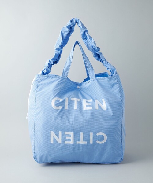 CITEN(シテン)の「<CITEN>3WAYボーダートートバッグ(トートバッグ・レディース・イエロー/ライトグレー/ライトブルー・FREE)」の12枚目の写真