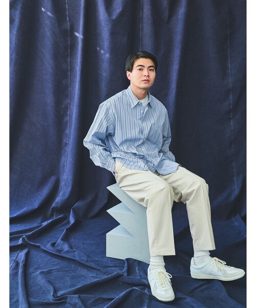 green label relaxing（グリーンレーベルリラクシング）の「ポリエステル ツイル  ワイド ユーティリティパンツ -ストレッチ-（その他パンツ・メンズ・ダークグレー/モカ/ナチュラル・XL/L/M/S）」の4枚目の写真