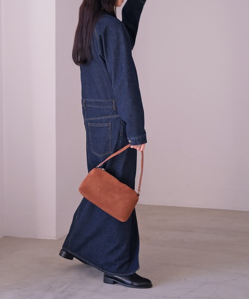 AKTE（アクテ）の「Vネックデニムドレス（ワンピース・レディース・ライトブルー/インディゴブルー・1/2/2T）」の15枚目の写真