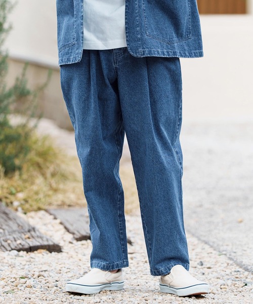 CAMBIO(カンビオ)の「mp13287-テーパードデニムパンツ(デニムパンツ・メンズ・インディゴブルー/ブルー・S/M/L)」の3枚目の写真