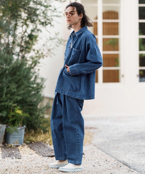 CAMBIO(カンビオ)の「mp13287-テーパードデニムパンツ(デニムパンツ・メンズ・インディゴブルー/ブルー・S/M/L)」の8枚目の写真