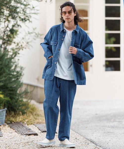 CAMBIO(カンビオ)の「mp13287-テーパードデニムパンツ(デニムパンツ・メンズ・インディゴブルー/ブルー・S/M/L)」の9枚目の写真