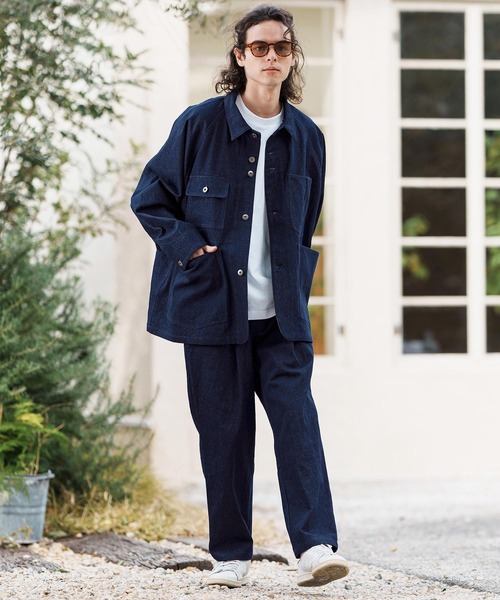 CAMBIO(カンビオ)の「mp13287-テーパードデニムパンツ(デニムパンツ・メンズ・インディゴブルー/ブルー・S/M/L)」の13枚目の写真