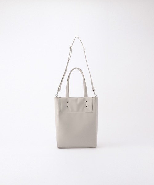 SERACE(セラス)の「【SERACE】2way loose tote bag / 2wayルーズトートバッグ(トートバッグ・メンズ・ライトグレー/ブラック・FREE)」の10枚目の写真