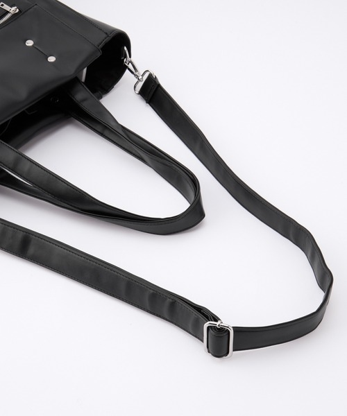 SERACE(セラス)の「【SERACE】2way loose tote bag / 2wayルーズトートバッグ(トートバッグ・メンズ・ライトグレー/ブラック・FREE)」の19枚目の写真