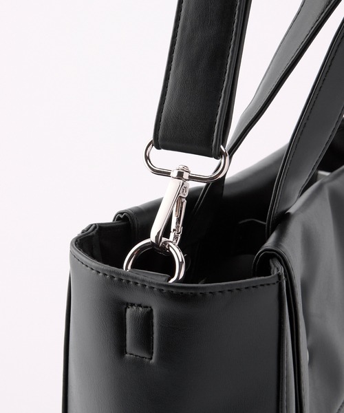 SERACE(セラス)の「【SERACE】2way loose tote bag / 2wayルーズトートバッグ(トートバッグ・メンズ・ライトグレー/ブラック・FREE)」の22枚目の写真