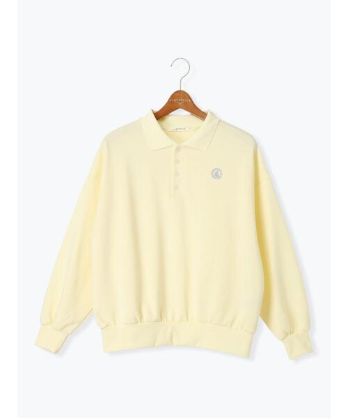 Lugnoncure(ルノンキュール)の「ポロ裏毛プルオーバー《2025spring catalog item》(Tシャツ/カットソー・レディース・イエロー/ネイビー/ホワイト・F)」の15枚目の写真